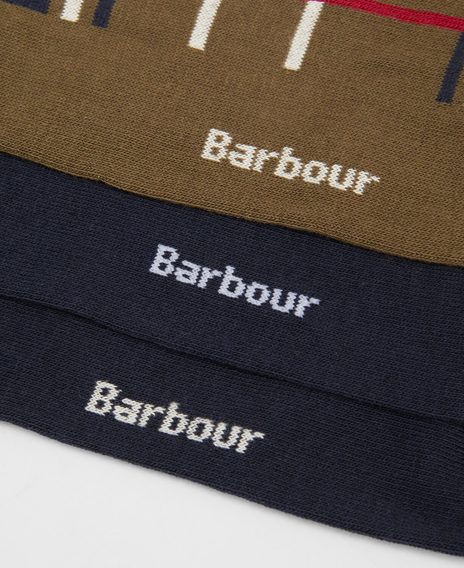 Barbour Tartan Socks Gift Box — Classic Tartan