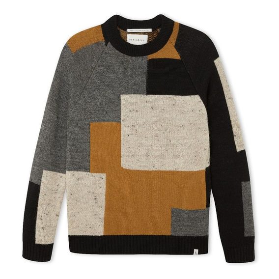 Vlněný svetr Peregrine Patchwork Merino Wool Sweater