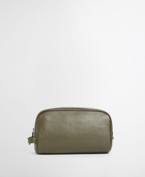 Barbour Brunton Leather Washbag