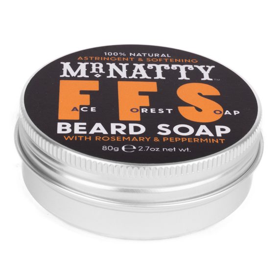 Mýdlo na plnovous Mr. Natty Face Forest Soap (80 g)