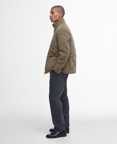 Barbour Cord Liddesdale Quilted Jacket — Fossil