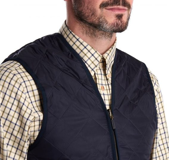 Barbour Quilted Gilet — Navy