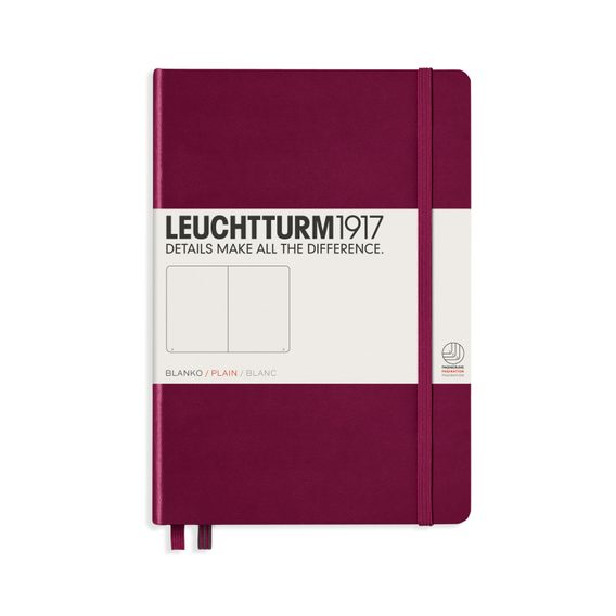 LEUCHTTURM1917 Plain Medium Hardcover Notebook