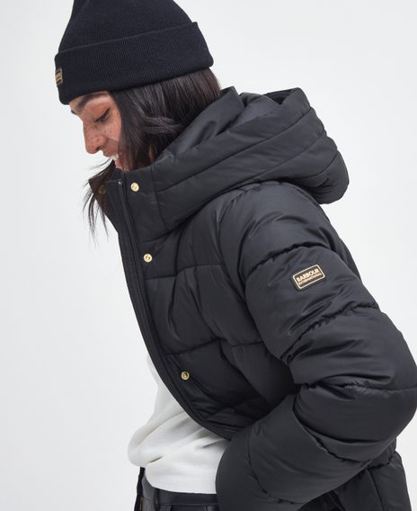 Barbour International Barron Puffer Jacket — Classic Black