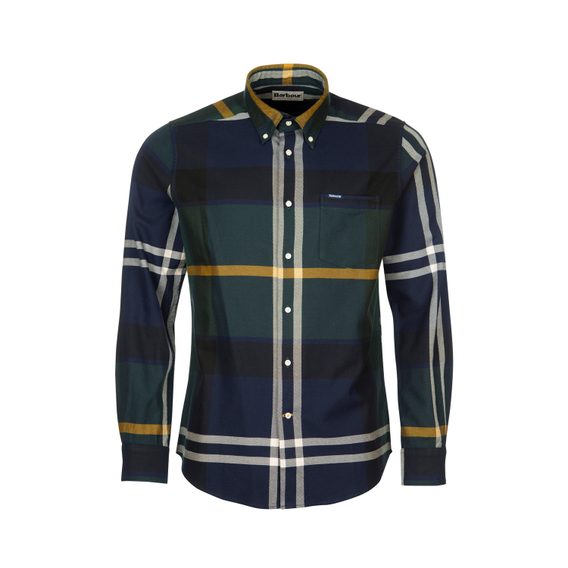 Barbour Dunoon Tailored Shirt — Seaweed Tartan