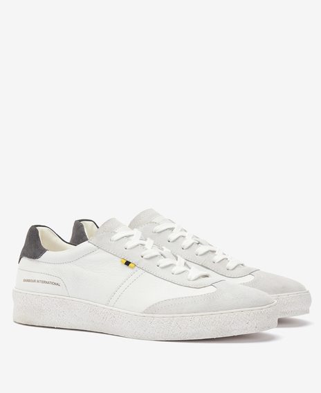 Barbour International Felix Trainers — Off-White