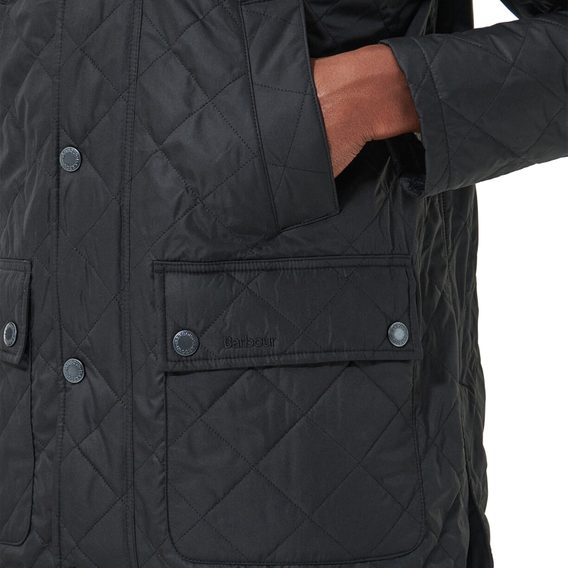 Barbour Ashby Polarquilt Jacket — Classic Black