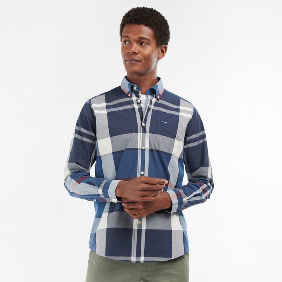 Barbour Harris Tailored Shirt — Summer Navy