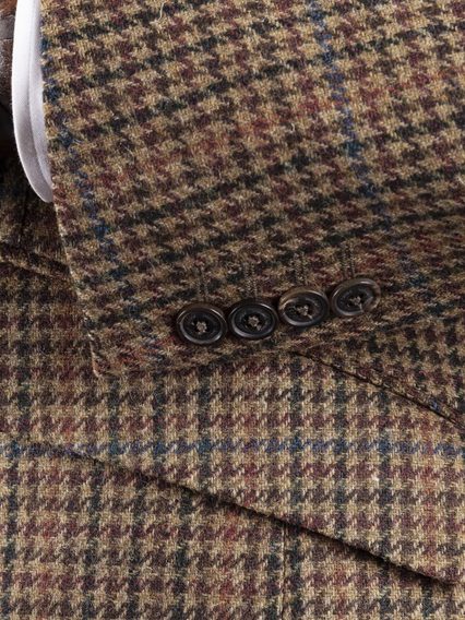 Туид сако Walker Slater Edward - Lambswool Tan Puppytooth