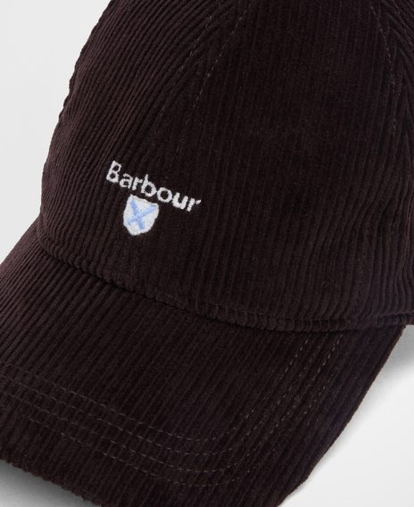 Barbour Preston Cord Cap — Brown