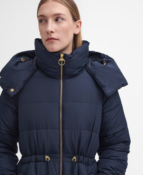 Barbour Mannue Puffer Jacket — Navy