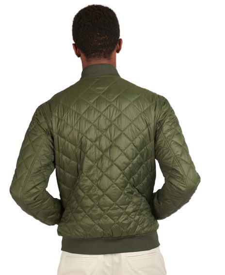 Lehká prošívaná bunda Barbour Gabble - olivová