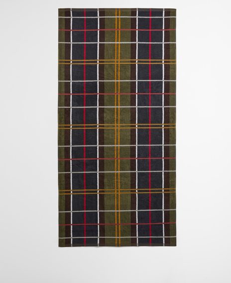 Barbour Tartan Beach Towel