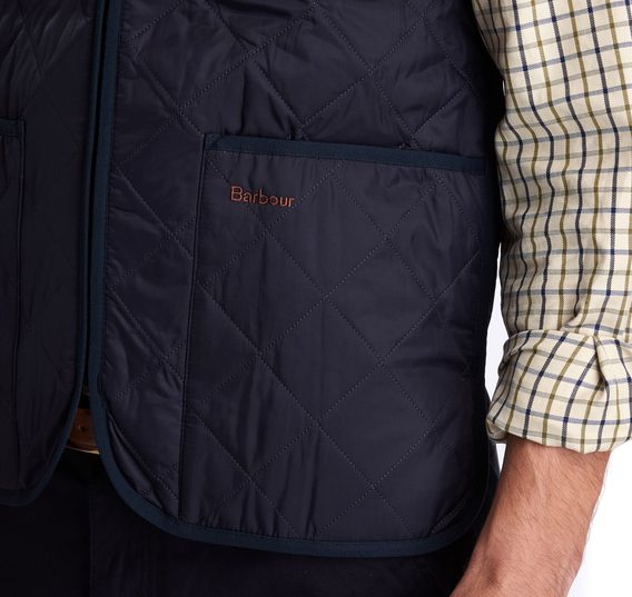 Barbour Quilted Gilet — Navy