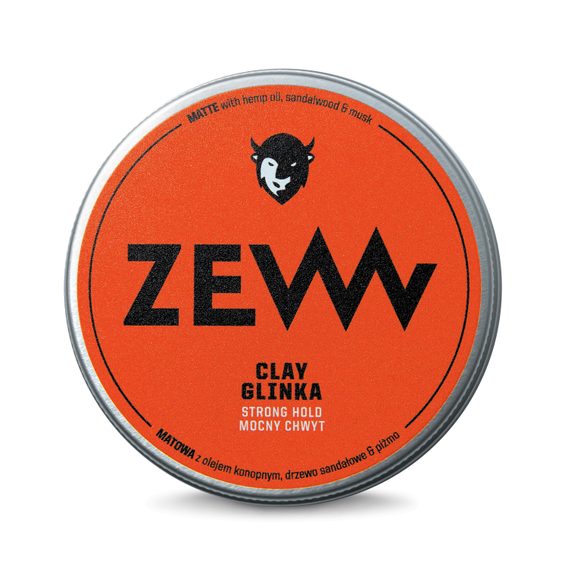 Zew for men Hemp Clay - matný a silný jíl na vlasy (100 ml)