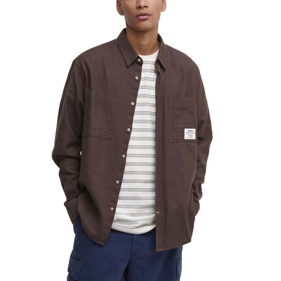 Barbour Angelo Relaxed Long-Sleeved Shirt — Bitter