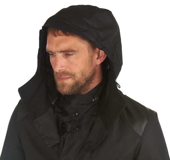 Voskovaná bunda Barbour Gold Standard Supa-Commander - černá