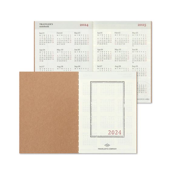 TRAVELER'S notebook Passport-Size 2024 Diary — Monthly