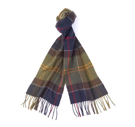 Tartanová kašmírová šála Barbour - Classic Tartan
