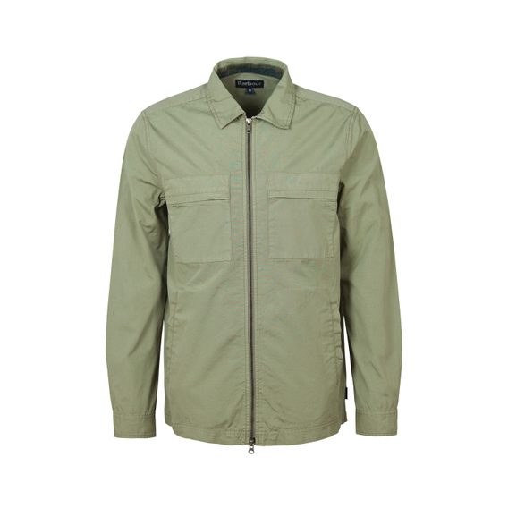 Bavlněná overshirt Barbour Tollgate - Agave Green