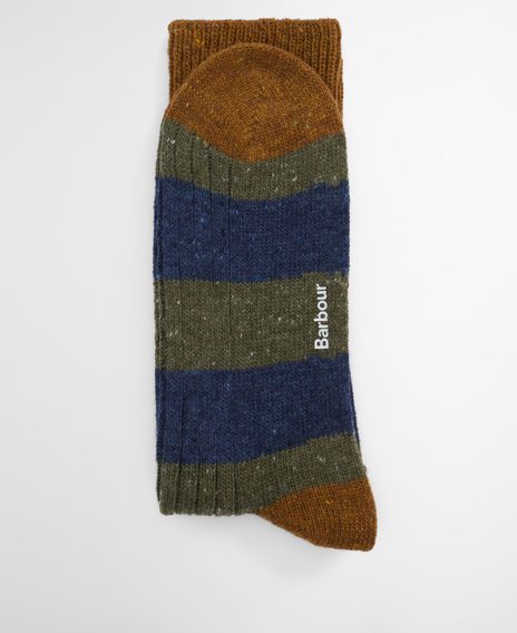 Barbour Houghton Stripe Socks — Thyme