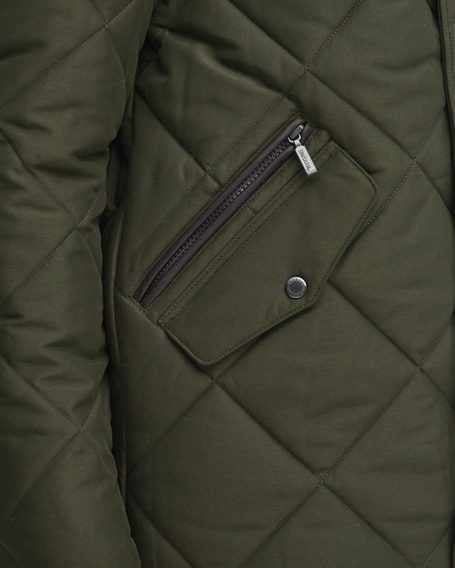 Barbour Winter Chelsea Quilted Jacket — Sage