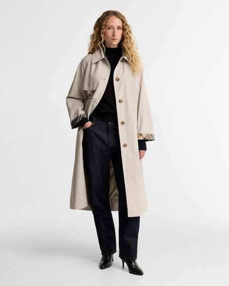 Barbour Antonella Showerproof Trench Coat — Fawn