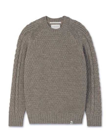 Peregrine Winston Crew Jumper — Oak