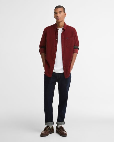 Barbour Ramsey Tailored Shirt — Brick Red