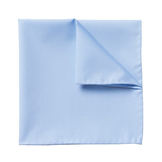 Charles Tyrwhitt Cotton Pocket Square — Sky Blue