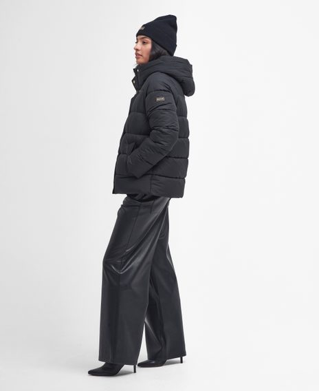 Barbour International Barron Puffer Jacket — Classic Black