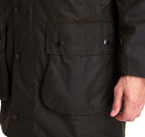 Barbour Classic Northumbria Wax Jacket — Olive