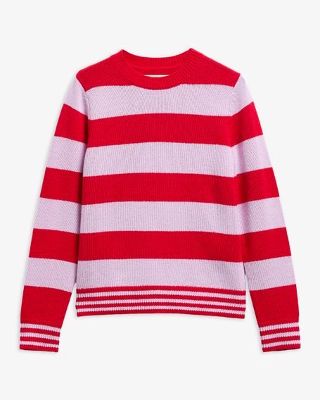 Barbour Woodhouse Striped Cashmere Blend Knitted Jumper