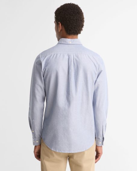 Barbour Oxtown Tailored Shirt — Deep Blue