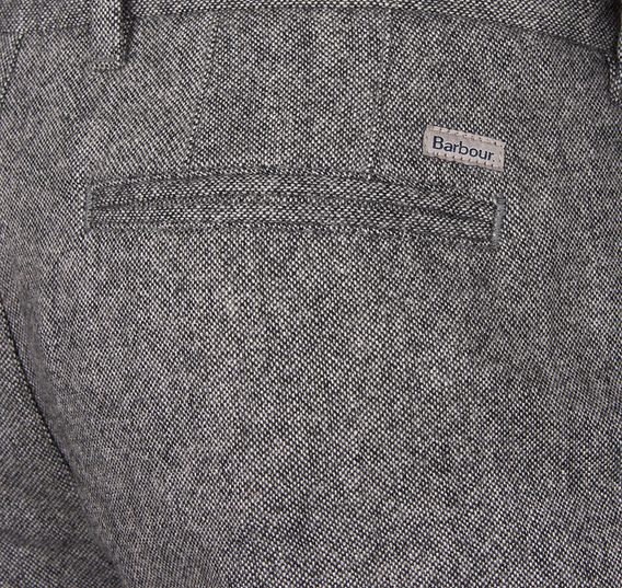 Vlněné kalhoty Barbour Neuston Wool - antracit