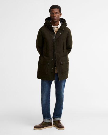 Barbour Northfield Winter Waterproof Parka — Sage
