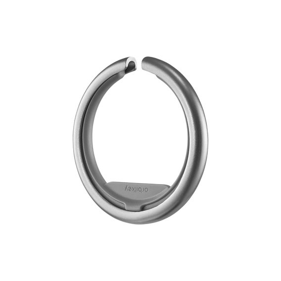 Chytrý kroužek na klíče Orbitkey Ring - stříbrný a šedý