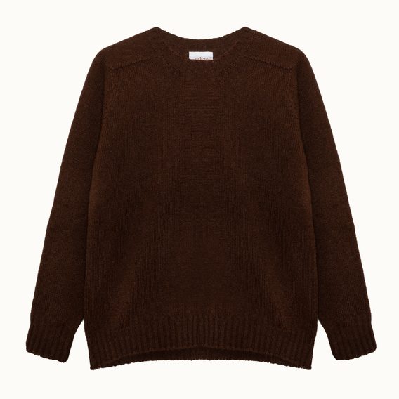 Jamieson's Saddle Shoulder Jumper — Bordeaux