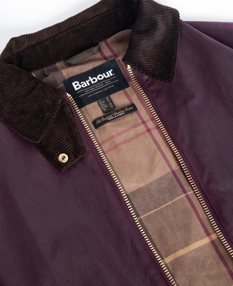 Barbour Arlene Waxed Jacket — Merlot