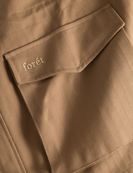 forét Yoke Field Jacket — Khaki