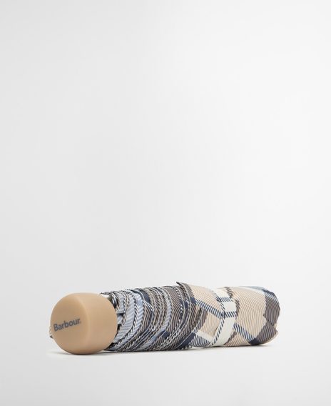 Barbour Portree Tartan Umbrella — Hessian Navy Tartan