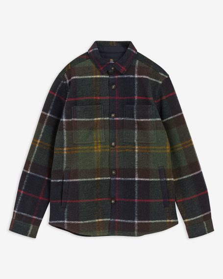 Barbour Woodlane Brushed Check Overshirt — Classic Tartan