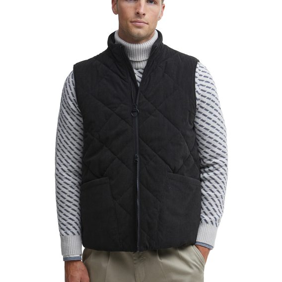 Barbour Cord Liddesdale Gilet — Classic Black