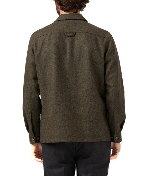 Vlněná bunda Portuguese Flannel Wool Field - Green