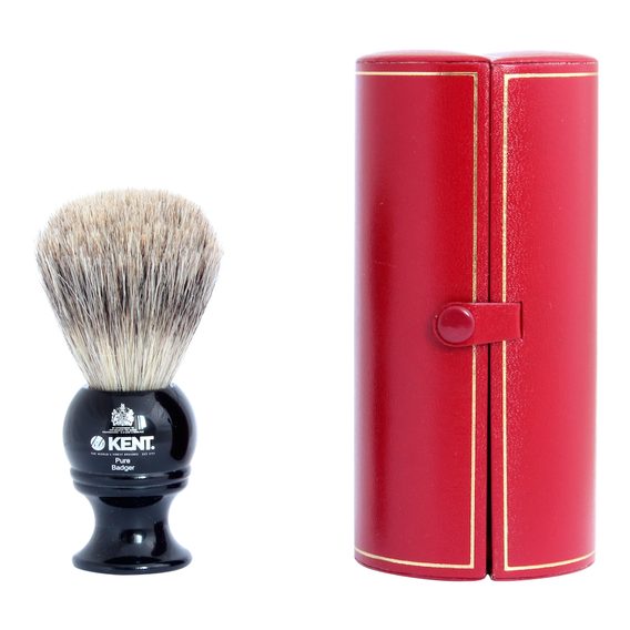 Štětka na holení Kent BLK2 z jezevčích štětin (pure badger)