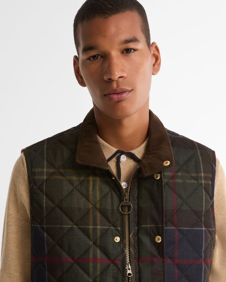 Barbour Icons Tartan Lowerdale Quilted Gilet