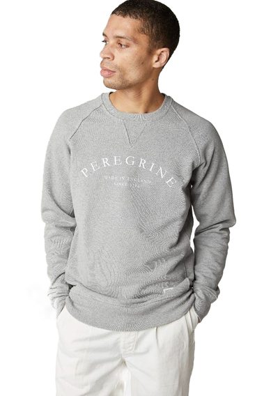 Лек памучен пуловър Peregrine - Light Grey