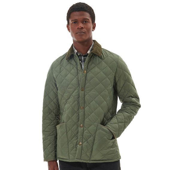 Barbour Heritage Liddesdale Quilted Jacket — Light Moss