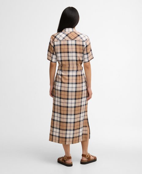 Barbour Fern Midi Dress — Hessian Tartan