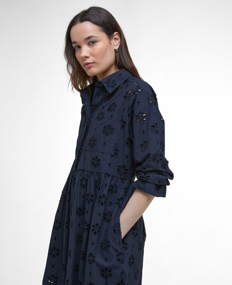 Barbour Melissa Broderie Anglaise Midi Dress